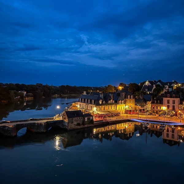 port st goustan auray la nuit