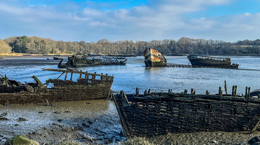 Cimetière bateaux - Lanester