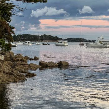 Pointe d’Arradon coucher de soleil