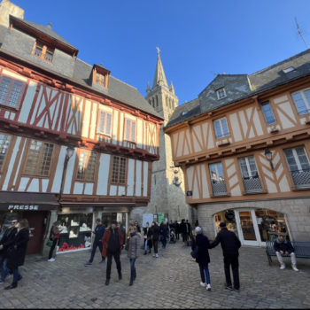 Maison à colombages vannes