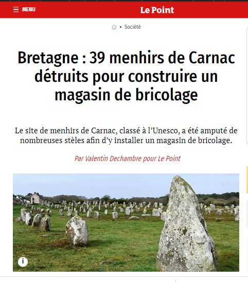 menhirs carnac