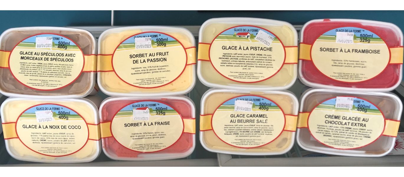 glaces de la Ferme de Botloré saint avé