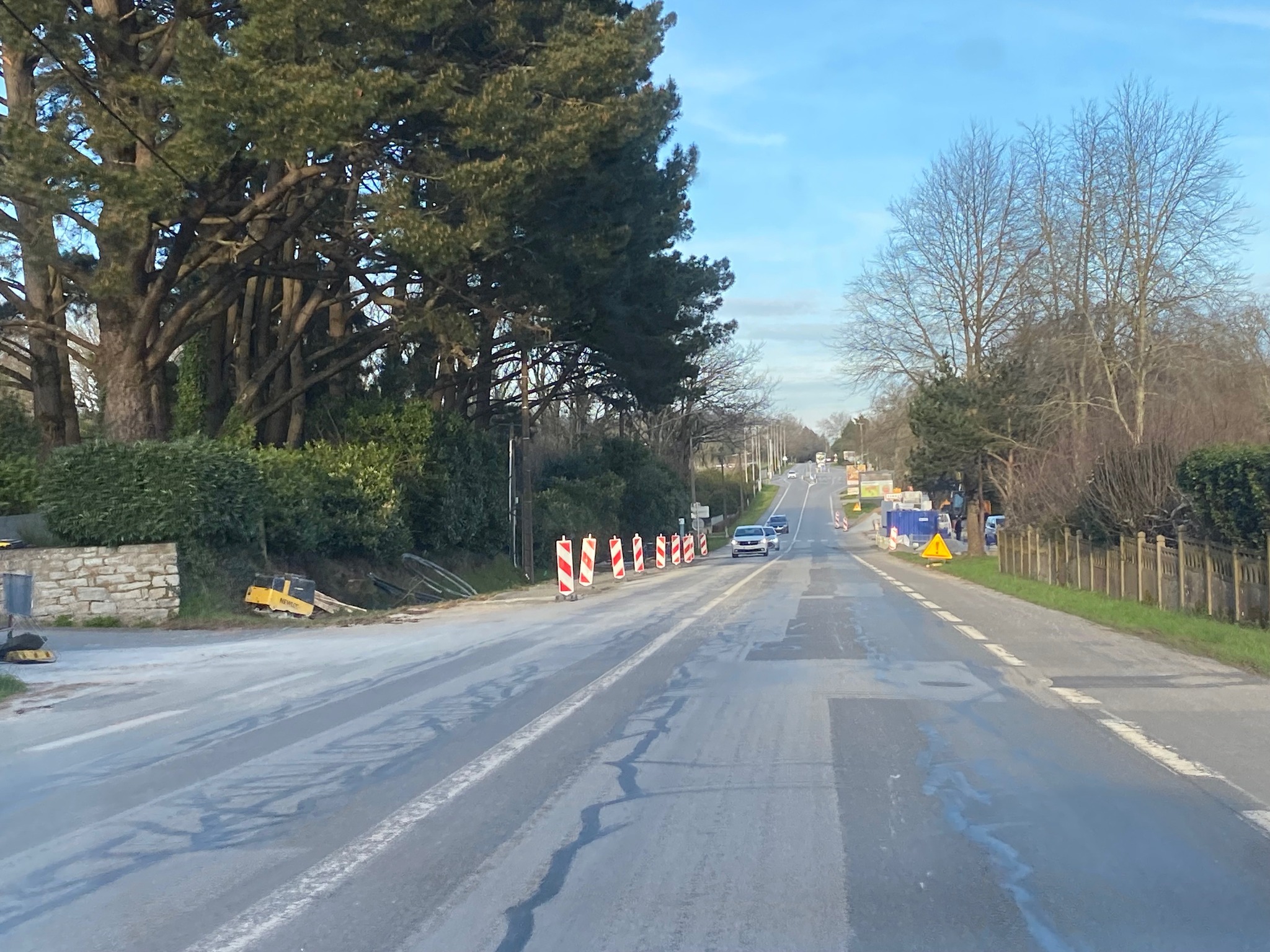 travaux boulevard des iles Vannes