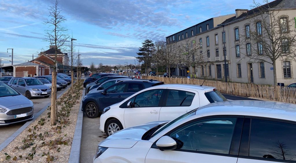 nouveau parking de al gare vannes P1