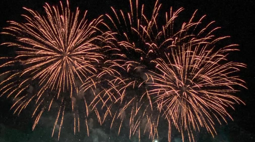 feu d'artifice 14 juillet Morbihan Vannes